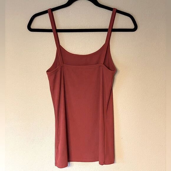 New! No Boundaries, Ribbed, Burnt-Orange, Tank. Size Medium. - Picture 2 of 4